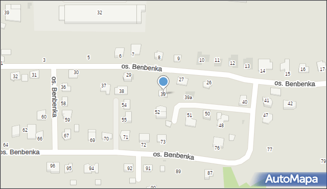 Przeworsk, Osiedle Benbenka Józefa, 39, mapa Przeworsk
