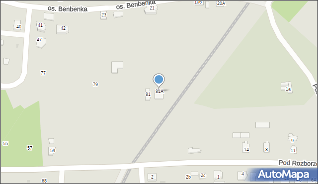 Przeworsk, Osiedle Benbenka Józefa, 81A, mapa Przeworsk