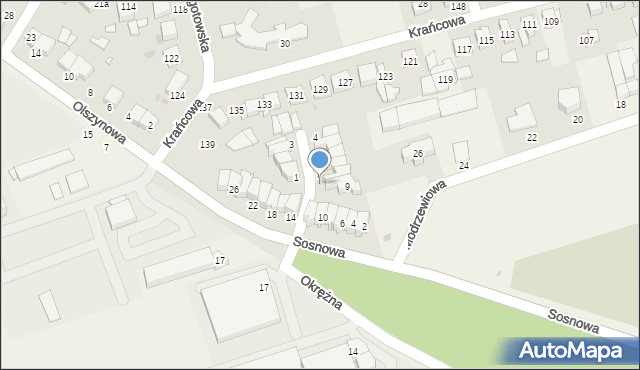 Przeźmierowo, Osiedlowa, 8, mapa Przeźmierowo