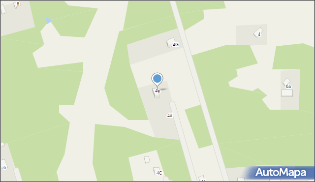 Przybynów, Ostrowska, 4e, mapa Przybynów