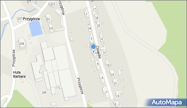 Przygórze, Osiedle, 4a, mapa Przygórze