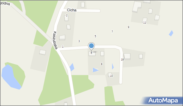 Rąb, Osiedlowa, 6, mapa Rąb