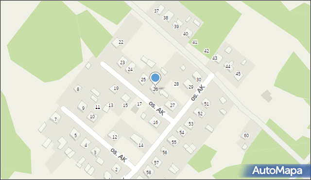 Radomyśl nad Sanem, Osiedle Armii Krajowej, 26, mapa Radomyśl nad Sanem