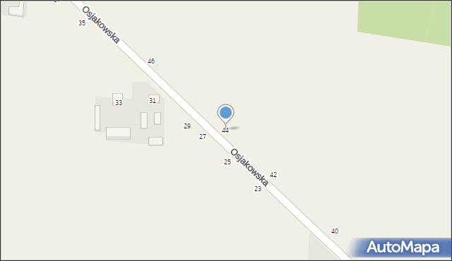 Radoszewice, Osjakowska, 44, mapa Radoszewice