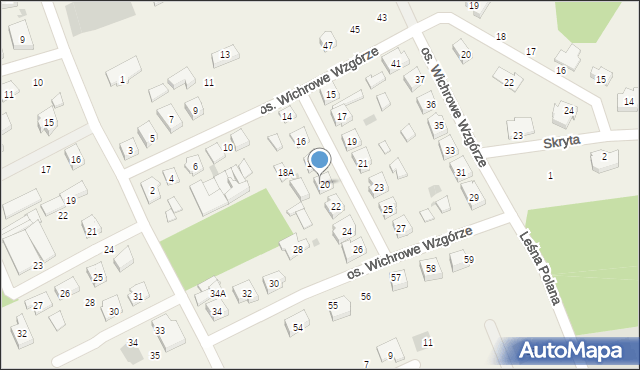 Rataje, Osiedle Wichrowe Wzgórze, 20a, mapa Rataje