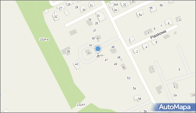 Rataje, Osiedle Zielone Wzgórze, 45, mapa Rataje