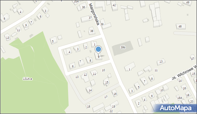 Rataje, Osiedle Zielone Wzgórze, 9, mapa Rataje