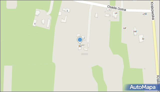 Rawa Mazowiecka, Osada Dolna, 3bc, mapa Rawa Mazowiecka