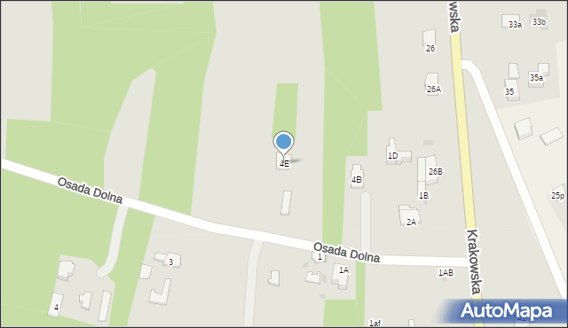 Rawa Mazowiecka, Osada Dolna, 4E, mapa Rawa Mazowiecka