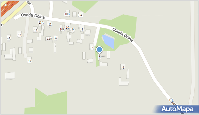 Rawa Mazowiecka, Osada Dolna, 6, mapa Rawa Mazowiecka