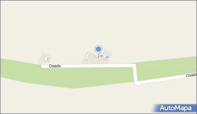 Rogalin, Osada, 2, mapa Rogalin