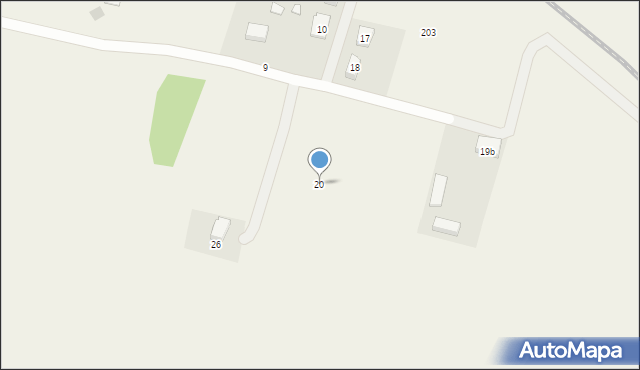 Rogaszyce, Osiedle Zielone Wzgórze, 20, mapa Rogaszyce