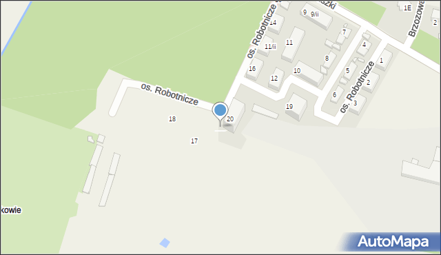 Rogoźnik, Osiedle Robotnicze, 20B, mapa Rogoźnik