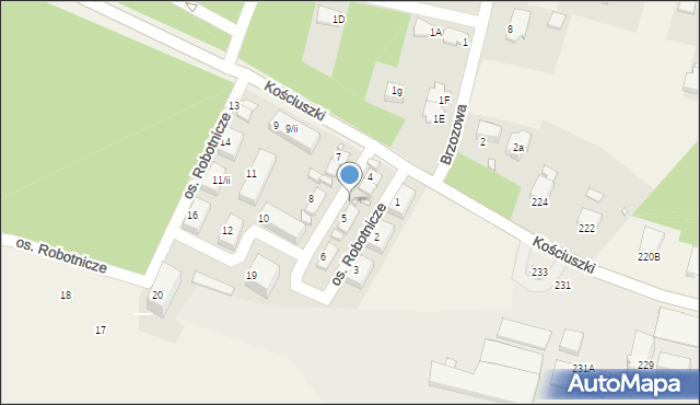 Rogoźnik, Osiedle Robotnicze, 5/i, mapa Rogoźnik