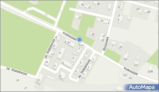 Rogoźnik, Osiedle Robotnicze, 7/i, mapa Rogoźnik