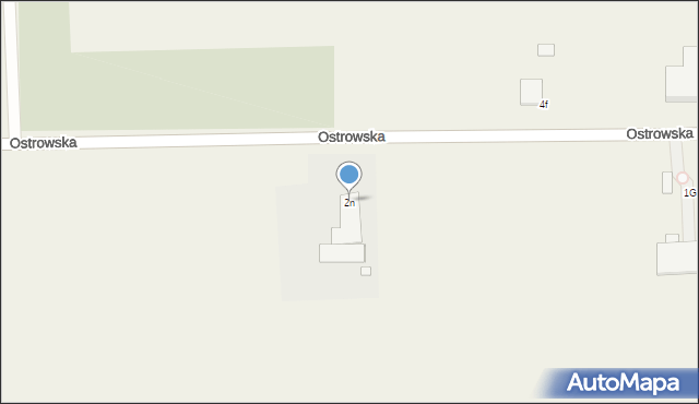 Rososzyca, Ostrowska, 2n, mapa Rososzyca