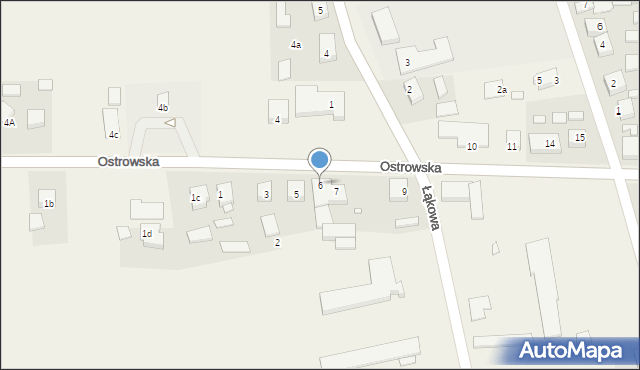 Rososzyca, Ostrowska, 6, mapa Rososzyca
