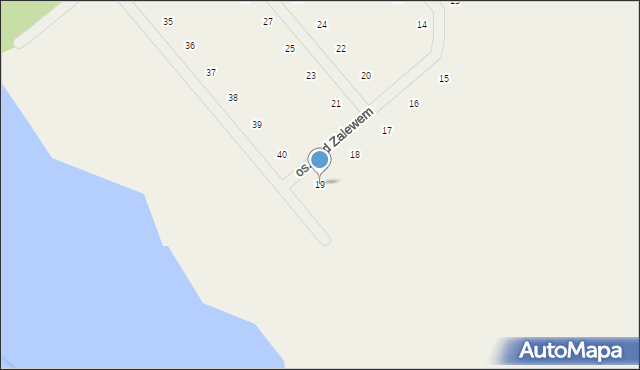Roszków, Osiedle nad Zalewem, 19, mapa Roszków