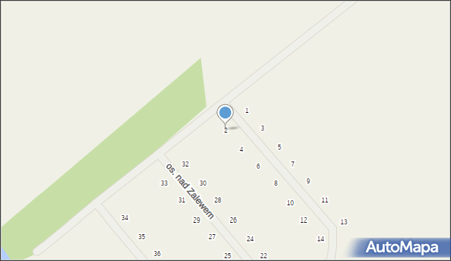 Roszków, Osiedle nad Zalewem, 2, mapa Roszków