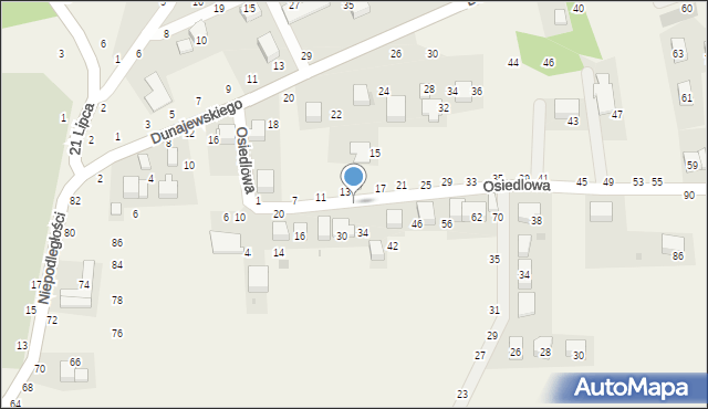 Rudawa, Osiedlowa, 38, mapa Rudawa