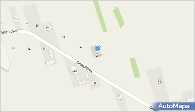 Rudzienko, Osiedlowa, 43, mapa Rudzienko