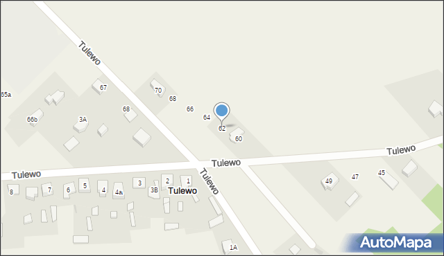 Rybno, Osiedlowa, 62, mapa Rybno