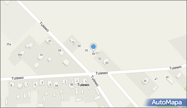 Rybno, Osiedlowa, 64, mapa Rybno