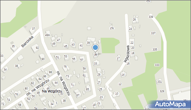 Rydułtowy, Osiedle na Wzgórzu, 35, mapa Rydułtowy