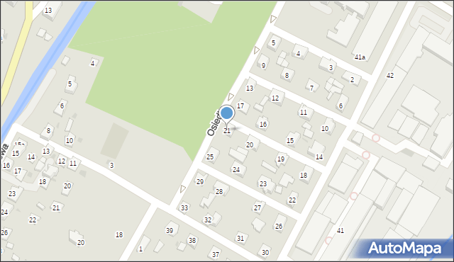 Rymanów, Osiedle, 21, mapa Rymanów
