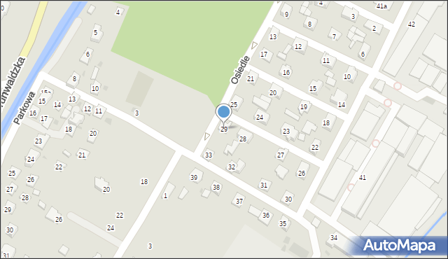 Rymanów, Osiedle, 29, mapa Rymanów