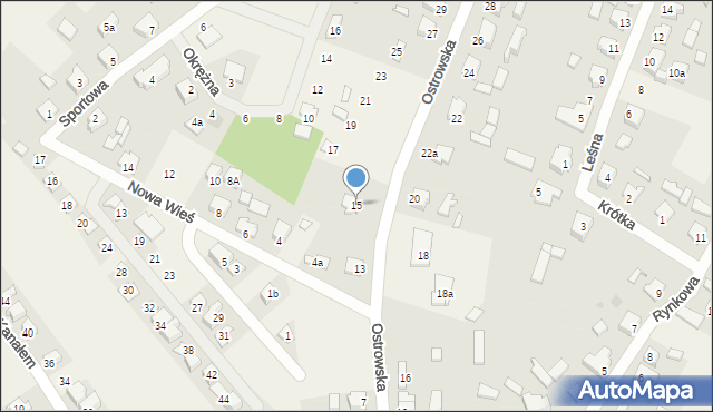 Rytel, Ostrowska, 15, mapa Rytel