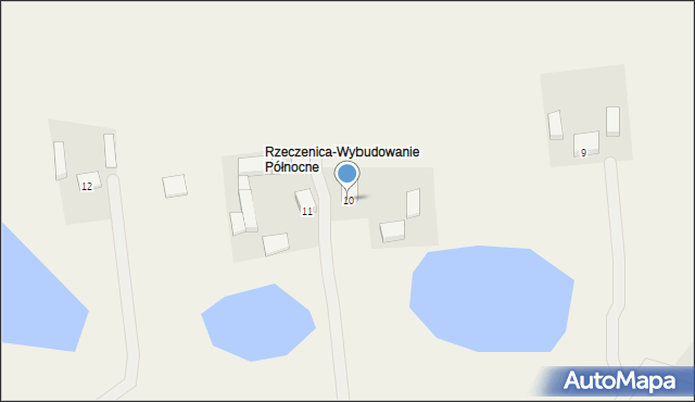 Rzeczenica, Osiedle Wybudowanie, 10, mapa Rzeczenica