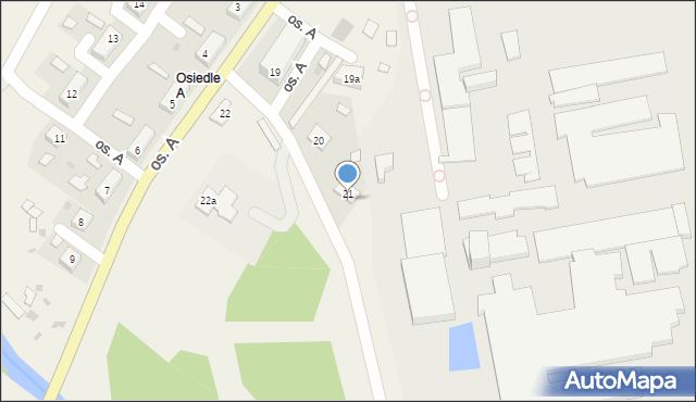 Rzepedź, Osiedle A, 21/2, mapa Rzepedź