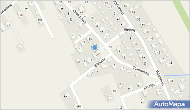 Rzezawa, Osiedlowa, 15, mapa Rzezawa