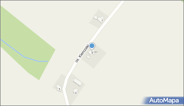 Rzyki, Osiedle Kierczaki, 3, mapa Rzyki