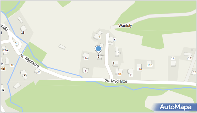 Rzyki, Osiedle Mydlarze, 3, mapa Rzyki