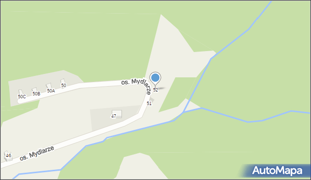Rzyki, Osiedle Mydlarze, 52, mapa Rzyki