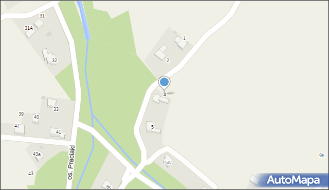 Rzyki, Osiedle Potok Kubikowski, 4, mapa Rzyki