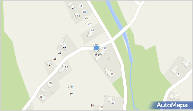 Rzyki, Osiedle Praciaki, 31A, mapa Rzyki