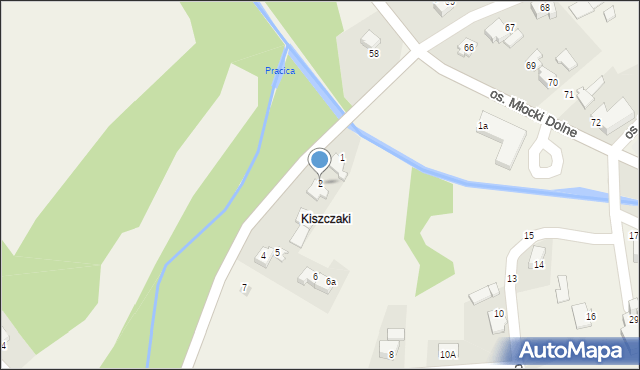 Rzyki, Osiedle Za Kościołem, 2, mapa Rzyki