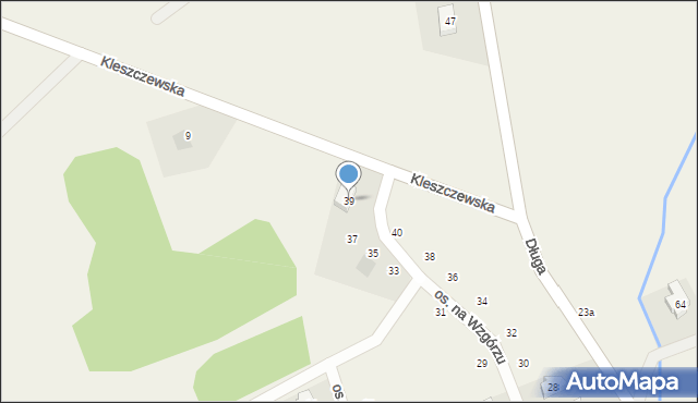 Semlin, Osiedle na Wzgórzu, 39, mapa Semlin