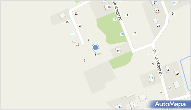 Semlin, Osiedle na Wzgórzu, 6, mapa Semlin