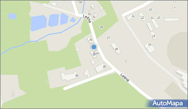 Sępólno Krajeńskie, Osiedle Leśne, 29, mapa Sępólno Krajeńskie