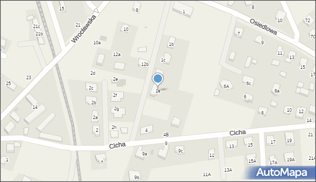 Siedlec, Osiedlowa, 1e, mapa Siedlec