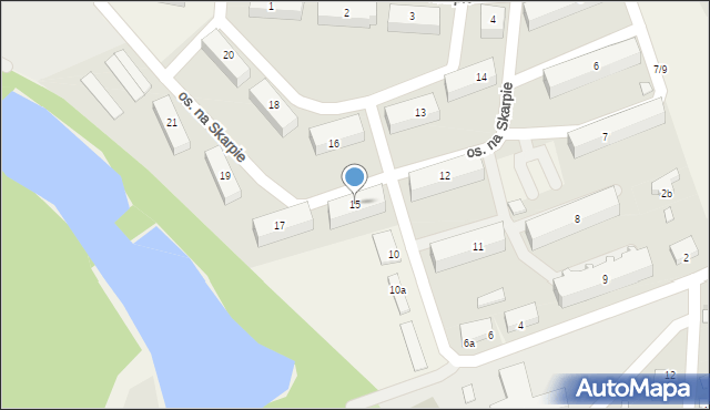 Siemirowice, Osiedle na Skarpie, 15, mapa Siemirowice