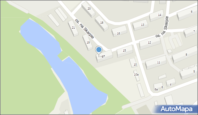 Siemirowice, Osiedle na Skarpie, 17A, mapa Siemirowice