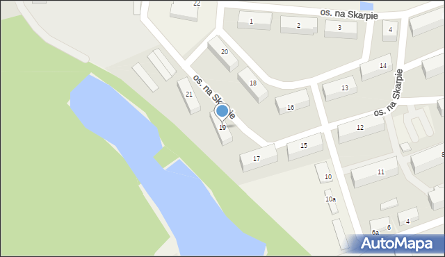 Siemirowice, Osiedle na Skarpie, 19, mapa Siemirowice