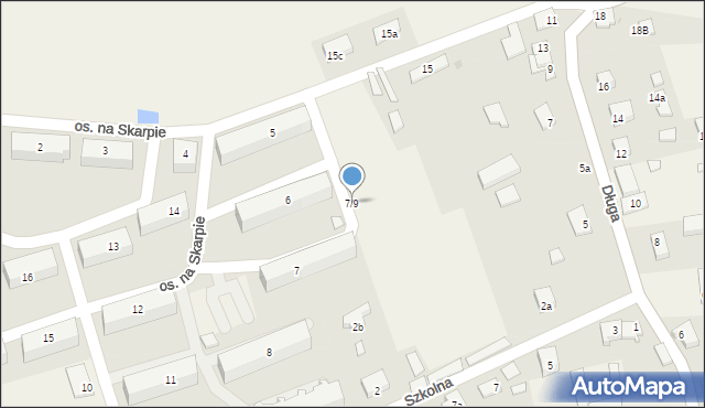Siemirowice, Osiedle na Skarpie, 7/9, mapa Siemirowice