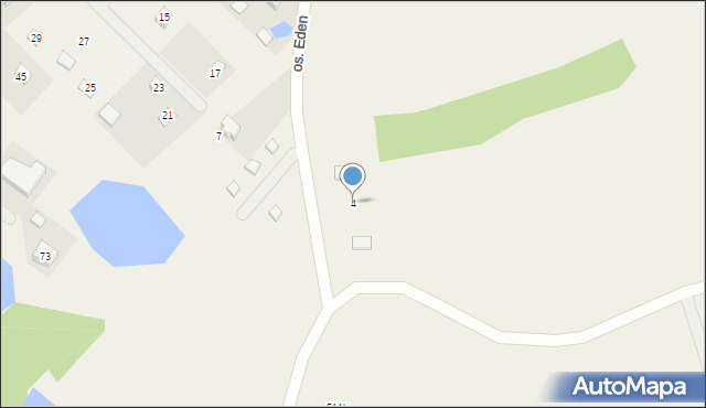 Sikorzyno, Osiedle Eden, 4, mapa Sikorzyno