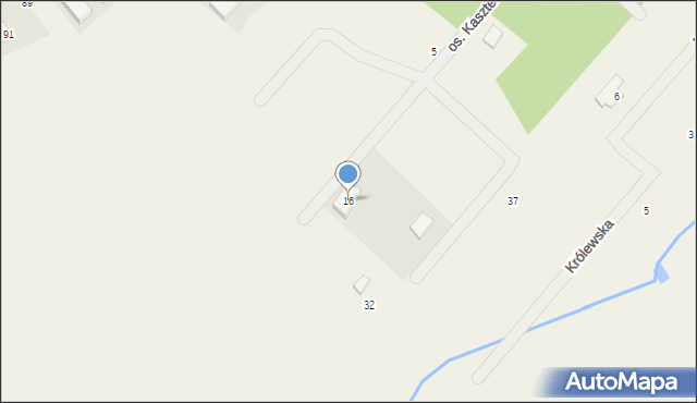 Sikorzyno, Osiedle Kasztelańskie, 16, mapa Sikorzyno